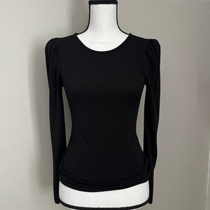 Express black long sleeve blouse